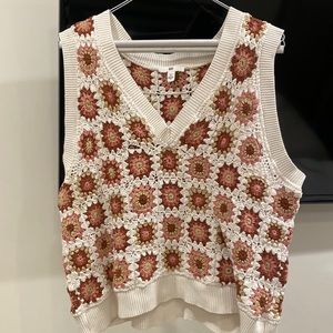 Nordstrom BP crochet vest